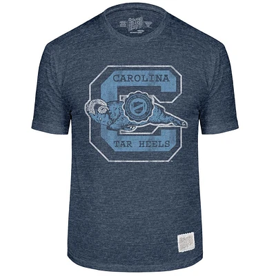 UNC Retro Brand Giant Logo Streaky Tee