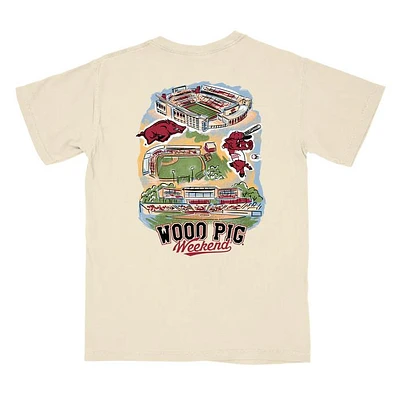 Arkansas Wooo Pig Weekend Comfort Colors Tee