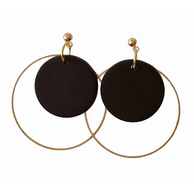 Black Sweet Tree Jewelry Charlotte Clay Earrings