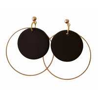 Black Sweet Tree Jewelry Charlotte Clay Earrings