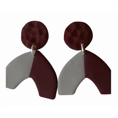 Maroon and Sweet Tree Jewelry Addyson Earrings