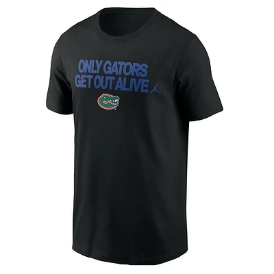 Florida Jordan Brand Only Gators Get Out Alive Cotton Tee