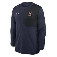 Virginia Nike Dri-Fit UV Coach Long Sleeve Top