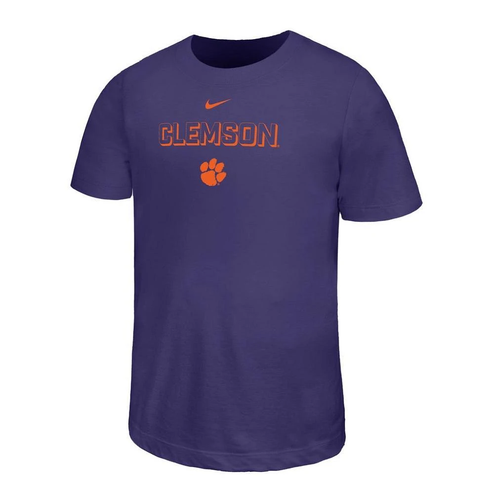 Clemson Nike YOUTH Dri-Fit Legend Team Issue Tee