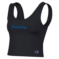 Kentucky Champion Tailgate Her Scoop Neck Crop Women's Tank Top