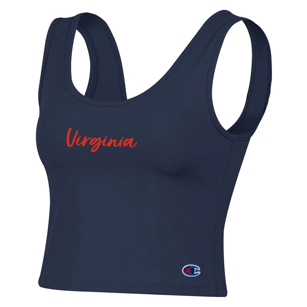 Virginia Champion Tailgate Her Scoop Neck Crop Women's Tank Top