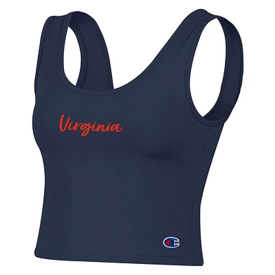 Virginia Champion Tailgate Her Scoop Neck Crop Women's Tank Top