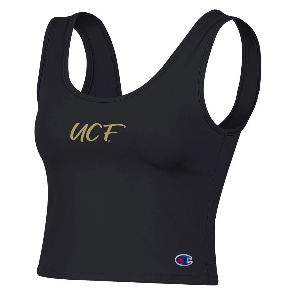 UCF Champion Tailgate Her Scoop Neck Crop Women's Tank Top