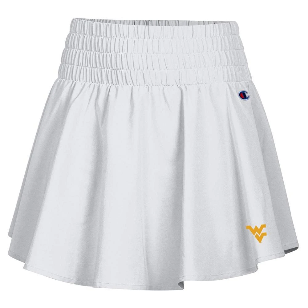 West Virginia Champion Tailgate Her Ruffle Woven Skort