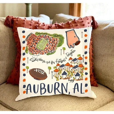 Auburn 18X18 Inch Double Sided Pillow
