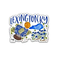 Lexington Football Town Sticker