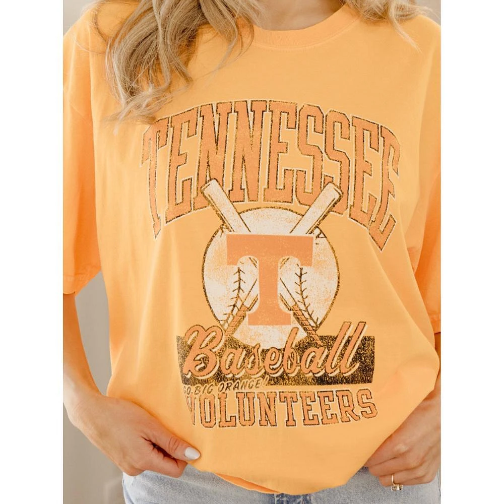 Tennessee LivyLu Vols Baseball Orange Tee