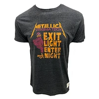 Virginia Tech Retro Brand Metallica Exit Light Enter Night Streaky Tee