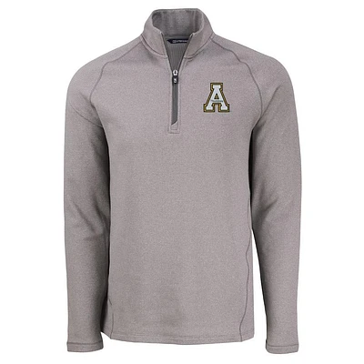 App State Cutter & Buck Peshastin Eco Fleece 1/2 Zip Pullover