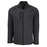 Michigan State Cutter & Buck Peshastin Eco Fleece Full Zip Jacket