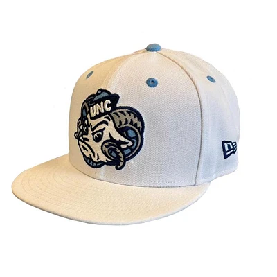 UNC New Era 5950 Rams Head Fitted Cap