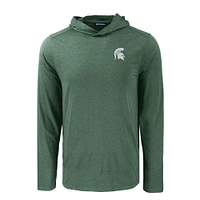 Michigan State Cutter & Buck Coastline Epic Comfort Hooded Shirt
