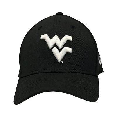 West Virginia New Era 3930 Black Out Flex Fit Cap