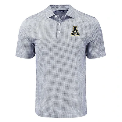 App State Cutter & Buck Pike Eco Diamond Dot Polo