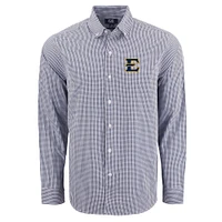 ETSU Cutter & Buck Skyline Epic Gingham Dress Shirt