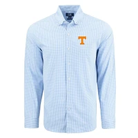 Tennessee Cutter & Buck Skyline Epic Gingham Dress Shirt