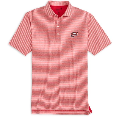 Western Kentucky Johnnie-O Clipper Striped Jersey Performance Polo