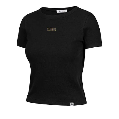 LSU Micro Embroidered Baby Tee