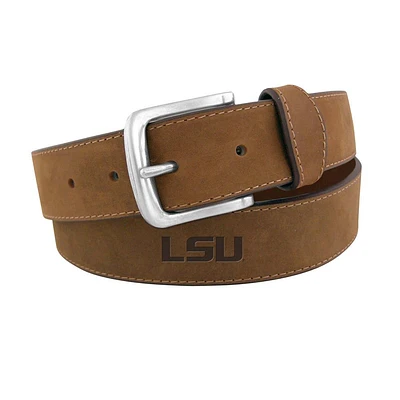 LSU Zep-Pro Leather Concho Belt