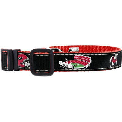 Georgia Zep-Pro Stadium Ribbon Pet Collar