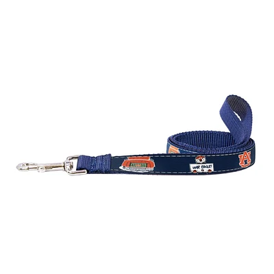 Auburn Zep-Pro Stadium Ribbon 6 Ft Pet Leash