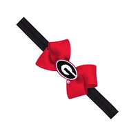 Georgia Infant Mini Bow with Logo Patch Headband