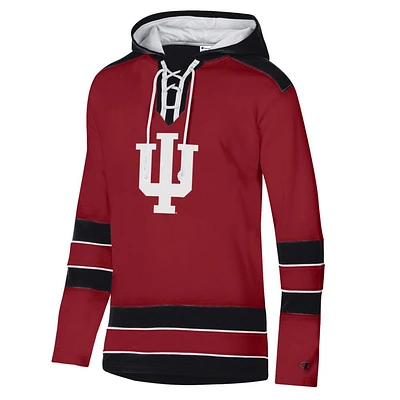 Indiana Champion Men's Super Fan Hockey Hooded Sweatshirt