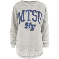 MTSU Pressbox Nelson Melange Poncho Crew