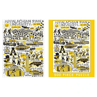 App State Julia Gash 500 Piece Puzzle