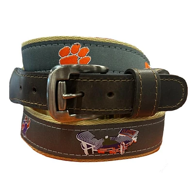 Clemson Zep-Pro Stadium Ribbon Belt