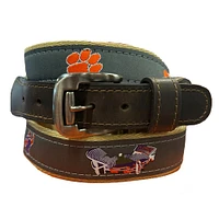 Clemson Zep-Pro Stadium Ribbon Belt