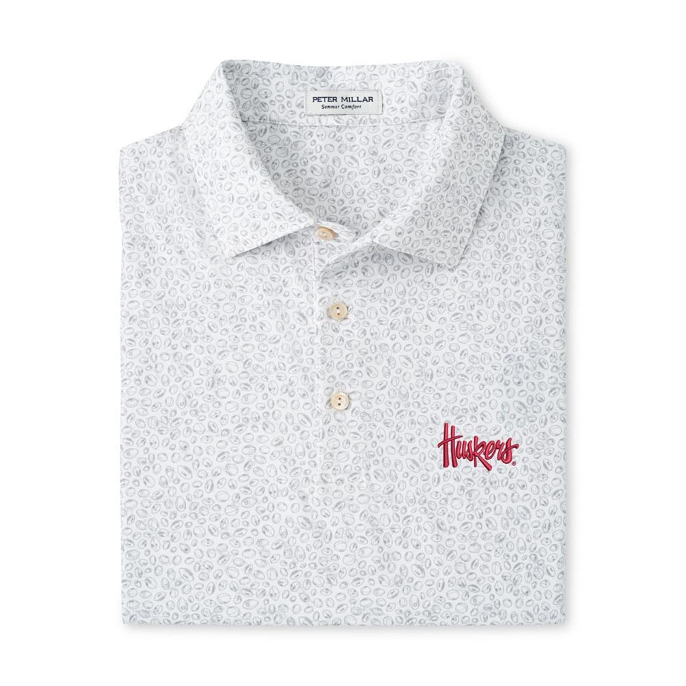 Nebraska Peter Millar Blitz Performance Polo