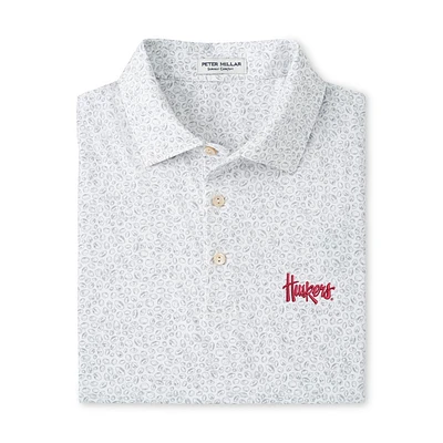Nebraska Peter Millar Blitz Performance Polo