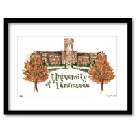 Tennessee Ayres Hall Matted Watercolor Framed Wall Art