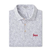Nebraska Peter Millar Out of Bounds Performance Polo
