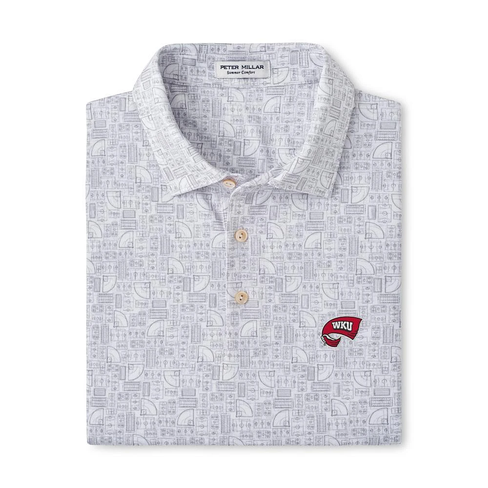 Western Kentucky Peter Millar Out of Bounds Performance Polo