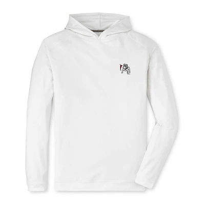 Georgia Peter Millar Vintage Pine Performance Hoodie