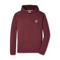Virginia Tech Peter Millar Vault Pine Performance Hoodie