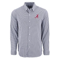 Alabama Cutter & Buck Skyline Epic Gingham Dress Shirt