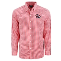 Western Kentucky Vault Cutter & Buck Skyline Epic Gingham Dress Shirt