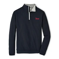 Nebraska Peter Millar Perth Performance 1/4 Zip Pullover