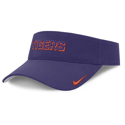 Clemson Nike Ace Practice Visor