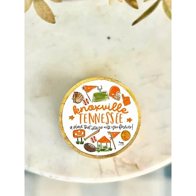 Knoxville Wood and Enamel Small Tray