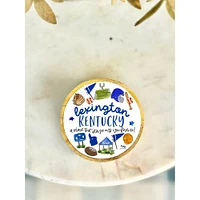 Lexington Wood and Enamel Small Tray
