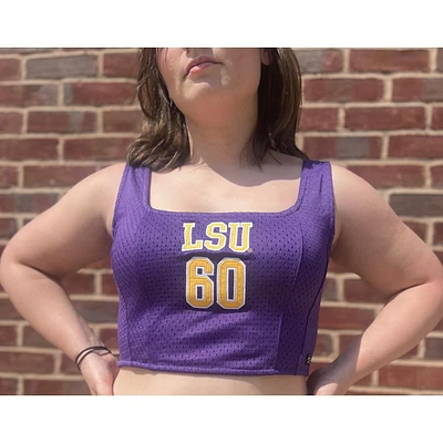 LSU Hype And Vice Jersey Corset Top